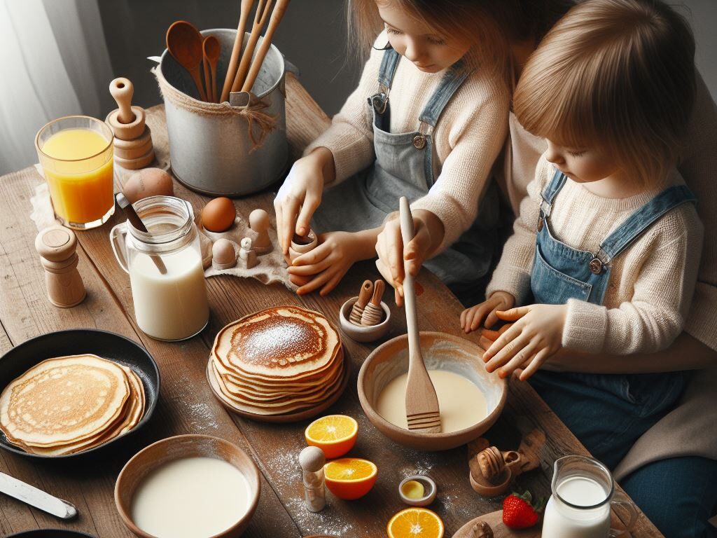 crêpes en famille 